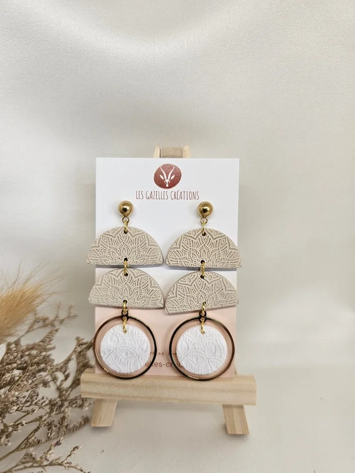 Boucles d'oreilles Aureola