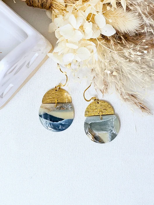 boucles d'oreilles Lunéa